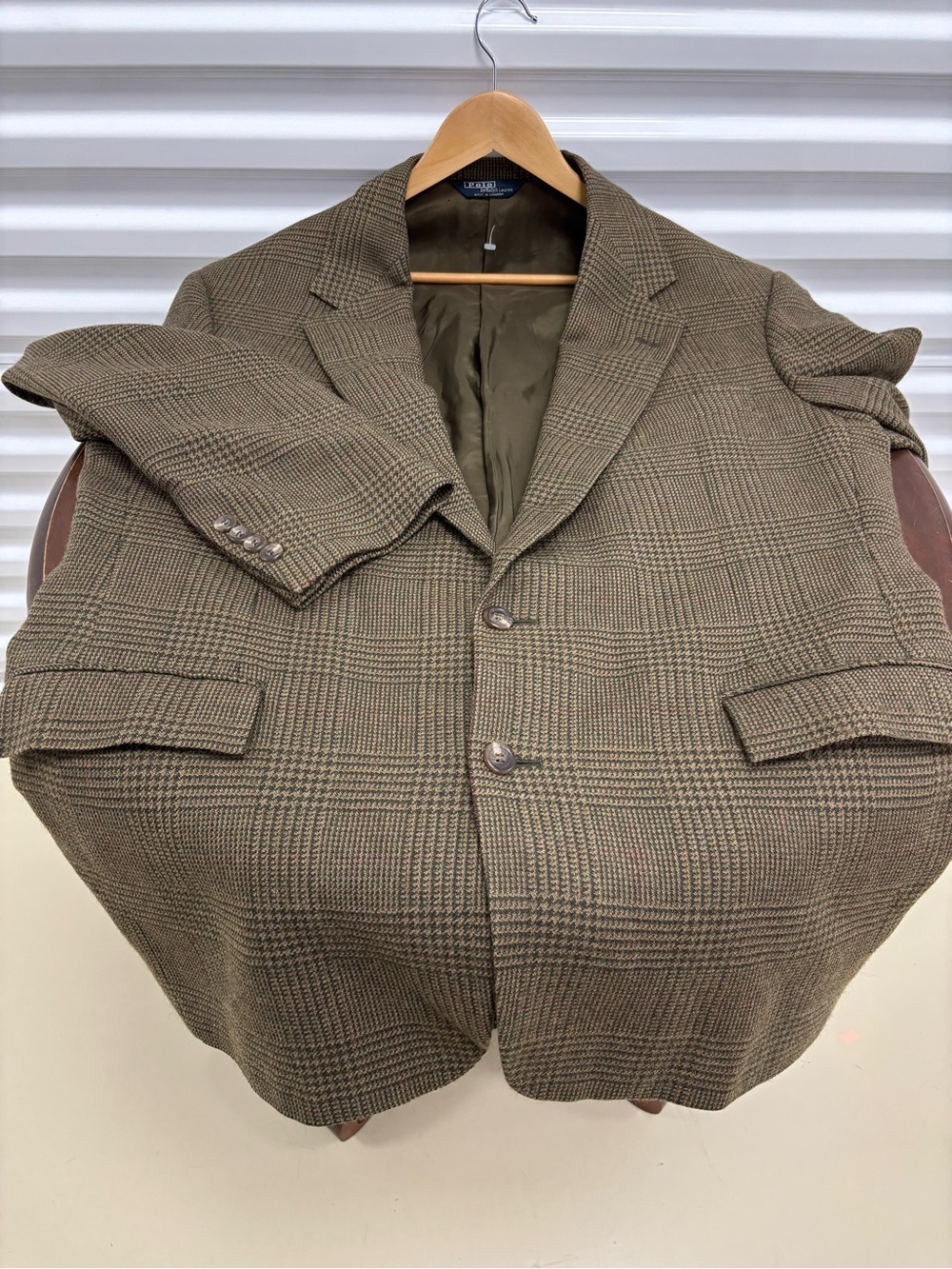 Ralph Lauren Brown Glen Plaid Sport Coat